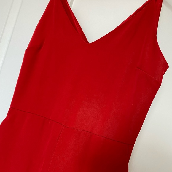 Dynamite V-Neck Wide Leg Jumpsuit - Picture 6 of 8